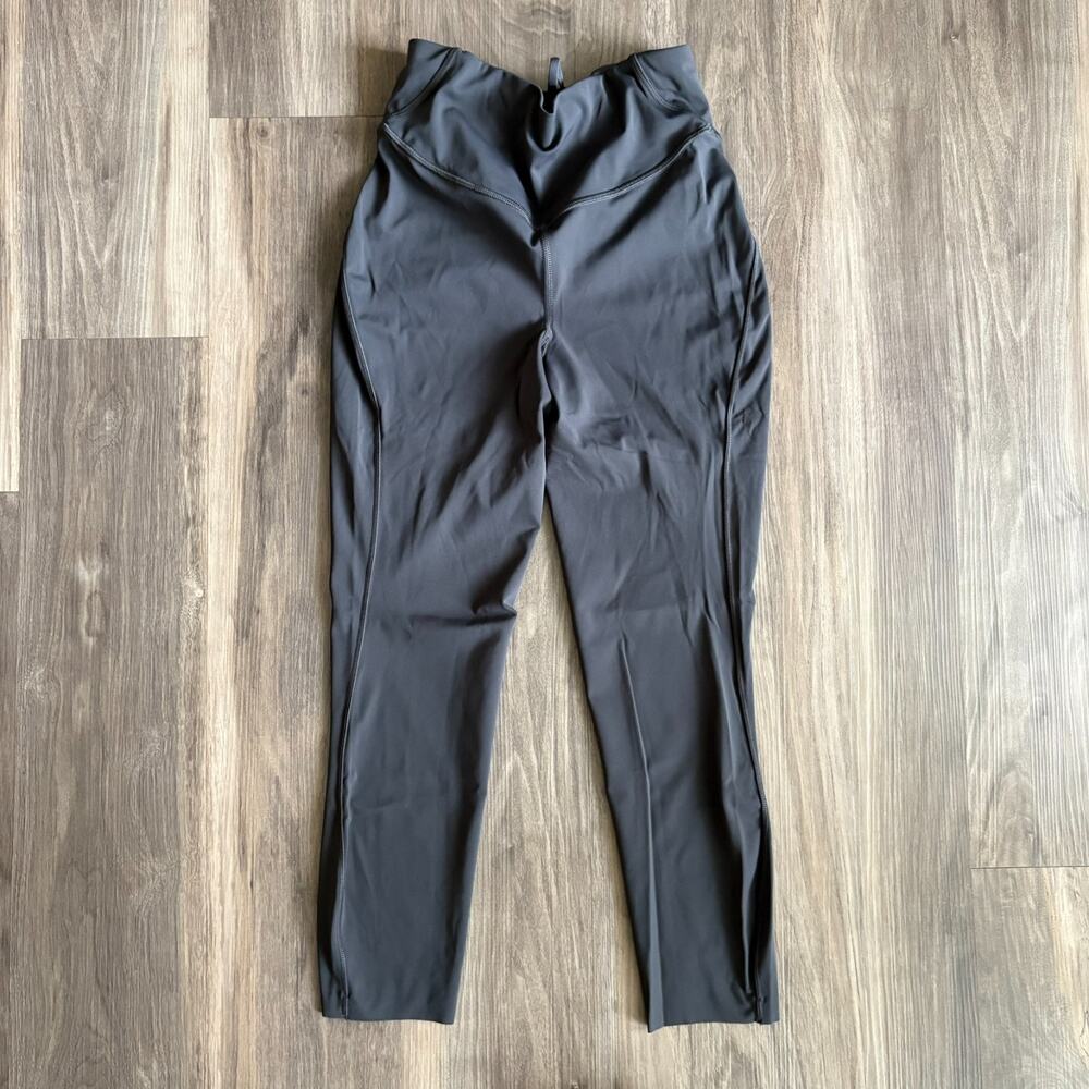 Lululemon Base Pace High-Rise Crop 23" Leggings Dark Gray Size 9 W6BO1S Running